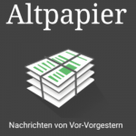 Logo der App "Altpapier Nachrichten von Vor-Vorgestern"