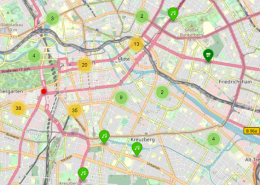 interaktive Karte zum Berliner Konzertleben