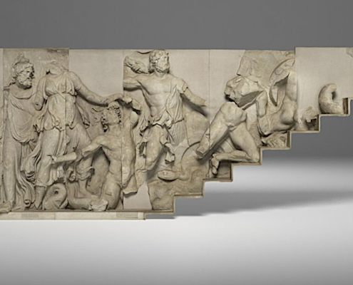 Ausschnitt aus dem Gigantenfries des Pergamonaltars
